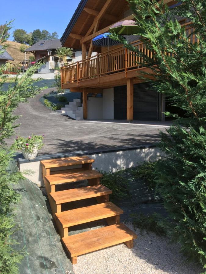 Chalet A La Campagne Coise-Saint-Jean-Pied-Gauthier Exteriör bild